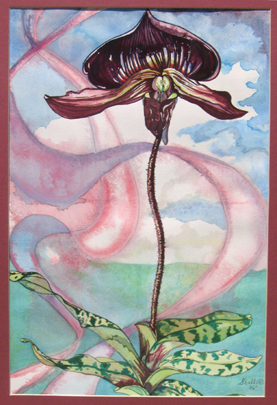 Orchid Painting